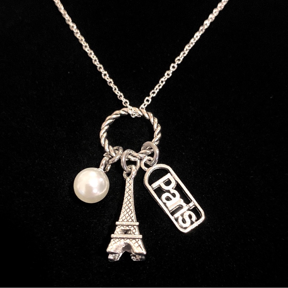 Paris Eiffel Tower Charm Necklace